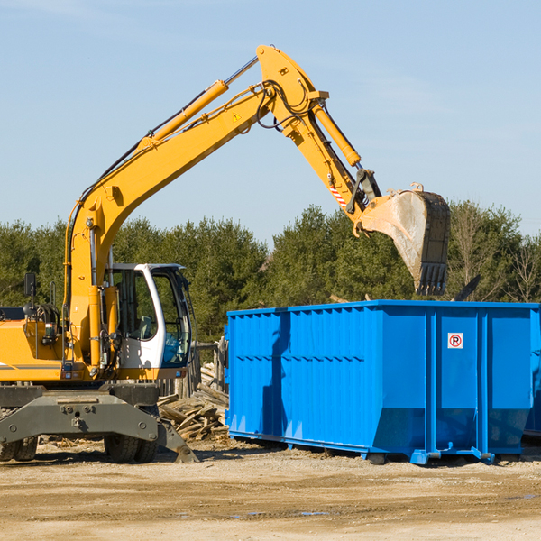 can i rent a residential dumpster for a construction project in Delaware County